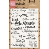 Marianne Design Clear Stamps Menu (CS1015) (DISCONTINUED)