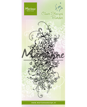 Marianne Design Clear Stamps Tiny's Border Bouquet (TC0872) (DISCONTINUED)
