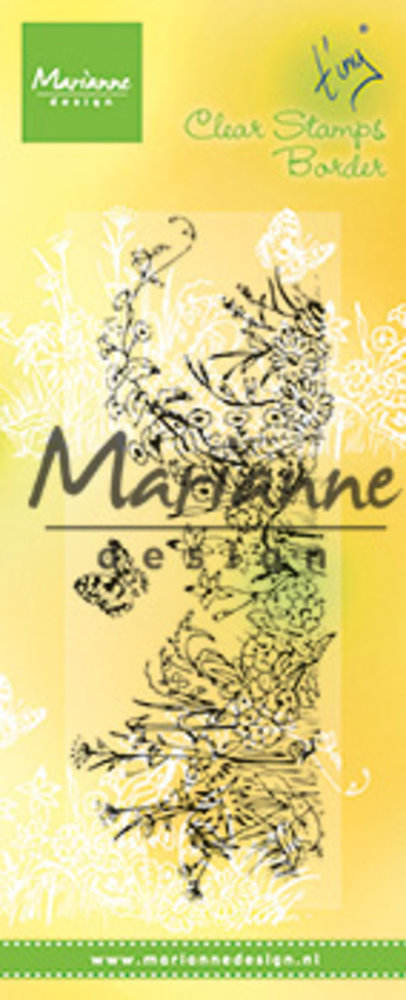 Marianne Design Clear Stamps Tiny's Border Meadow (TC0863) (DISCONTINUED)