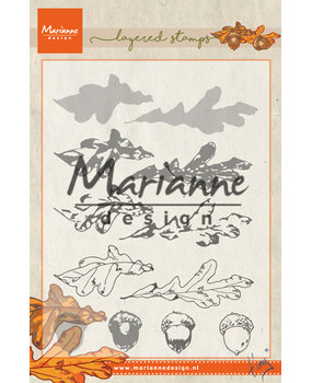 Marianne Design Clear Stamps Tiny's Layered Autumn Leaves (TC0857) (DISCONTINUED) Marianne Design Clear Stamps Tiny's Layered Autumn Leaves (TC0857) (DISCONTINUED)