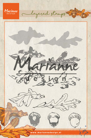 Marianne Design Clear Stamps Tiny's Layered Autumn Leaves (TC0857) (DISCONTINUED) Marianne Design Clear Stamps Tiny's Layered Autumn Leaves (TC0857) (DISCONTINUED)