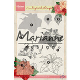 Marianne Design Clear Stamps Tiny's Layered Poinsettia (TC0859) (DISCONTINUED)