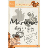 Marianne Design Clear Stamps Tiny's Layered Squirrel (TC0856) (DISCONTINUED)