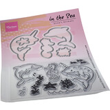Marianne Design Stamp & Die Eline's Animals In the Sea (EC0190) (DISCONTINUED)