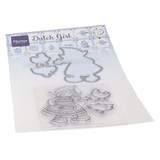 Marianne Design Stamp & Die Hetty's Dutch Girl (HT1652) (DISCONTINUED)