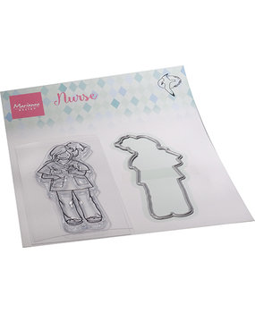 Marianne Design Stamp & Die Hetty's Nurse (HT1661) (DISCONTINUED)