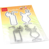 Marianne Design Stamp & Die Hetty's Summer Cocktails (HT1656) (DISCONTINUED)