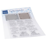Marianne Design Stamp & Die Hetty's Tegeltjeswijsheden (CS1053) (DISCONTINUED)