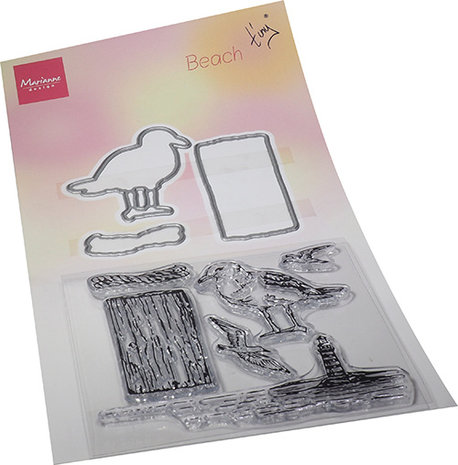 Marianne Design Stamp & Die Tiny's Beach (TC0883) (DISCONTINUED) Marianne Design Stamp & Die Tiny's Beach (TC0883) (DISCONTINUED)