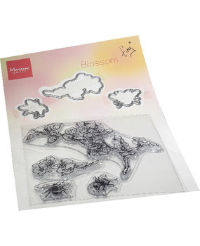 Marianne Design Stamp & Die Tiny's Blossom (TC0881) (DISCONTINUED)