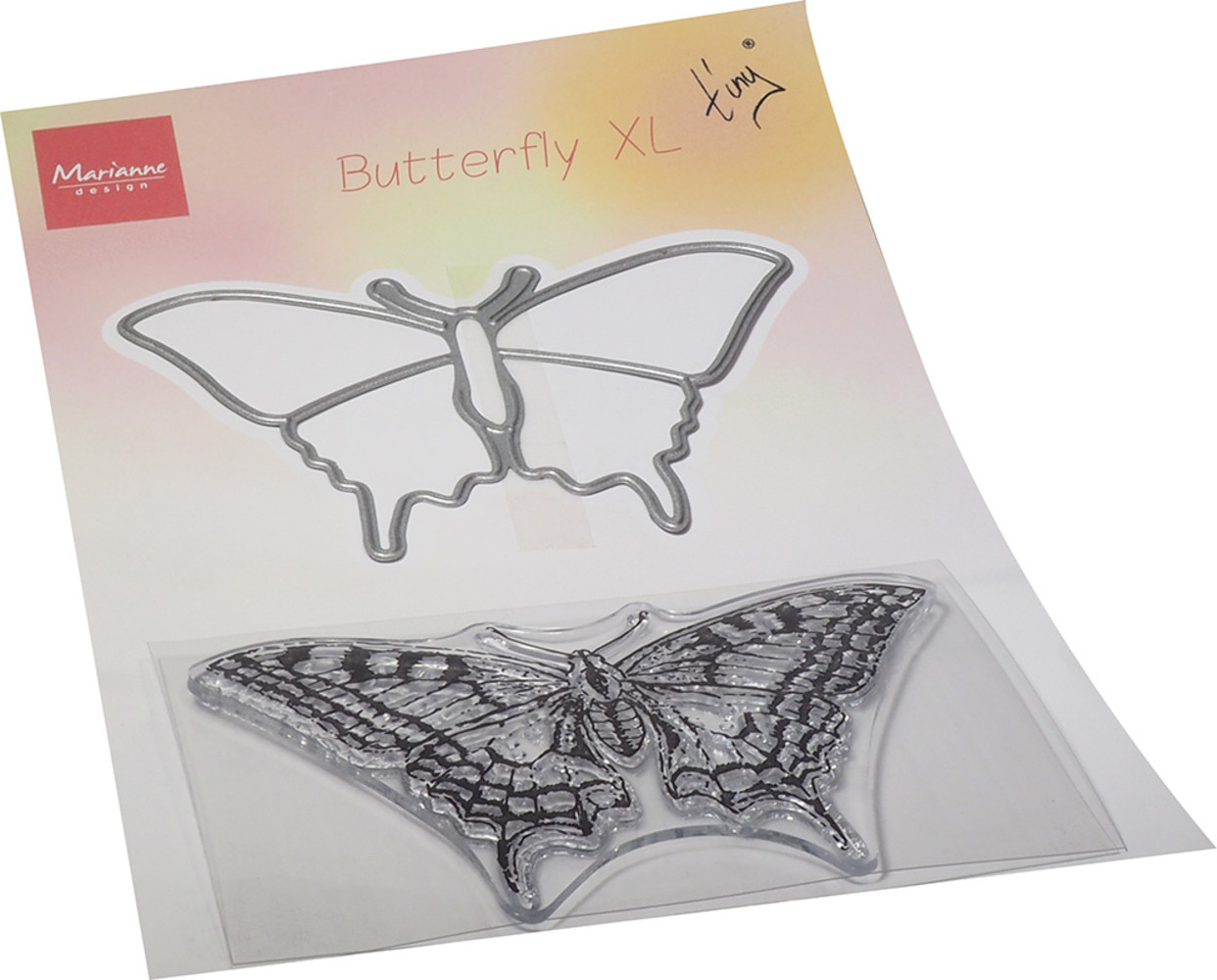 Marianne Design Stamp & Die Tiny's Butterfly XL (TC0894) (DISCONTINUED)