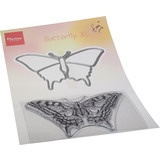 Marianne Design Stamp & Die Tiny's Butterfly XL (TC0894) (DISCONTINUED)