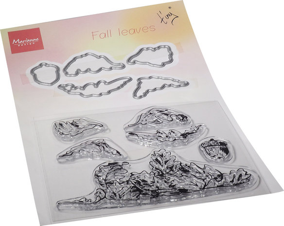 Marianne Design Stamp & Die Tiny's Fall Leaves (TC0885) (DISCONTINUED) Marianne Design Stamp & Die Tiny's Fall Leaves (TC0885) (DISCONTINUED)