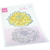 Marianne Design Stamp & Die Tiny's Flowers Dahlia (TC0892) (DISCONTINUED)