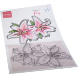 Marianne Design Stamp & Die Tiny's Flowers Lily (TC0890) (DISCONTINUED)