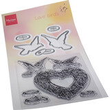 Marianne Design Stamp & Die Tiny's Love Birds (TC0884) (DISCONTINUED)