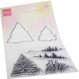 Marianne Design Stamp & Die Tiny's Snow Village (TC0887) (DISCONTINUED)