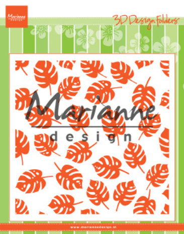 Marianne Design Design Folder 3D 6x6 Inch Tropical Leaves (DF3449) (DISCONTINUED) Marianne Design Design Folder 3D 6x6 Inch Tropical Leaves (DF3449) (DISCONTINUED)