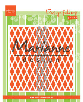 Marianne Design Design Folder Extra 5x5 Inch Diamonds (DF3410) (DISCONTINUED) Marianne Design Design Folder Extra 5x5 Inch Diamonds (DF3410) (DISCONTINUED)