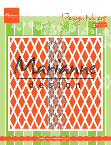 Marianne Design Design Folder Extra 5x5 Inch Diamonds (DF3410) (DISCONTINUED) Marianne Design Design Folder Extra 5x5 Inch Diamonds (DF3410) (DISCONTINUED)
