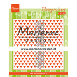 Marianne Design Design Folder Extra 5x5 Inch Triangles (DF3428) (DISCONTINUED)