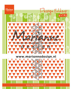 Marianne Design Design Folder Extra 5x5 Inch Triangles (DF3428) (DISCONTINUED)