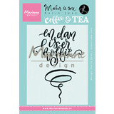 Marianne Design Maker Is Me Clear Stamps En Dan Is Er Koffie (KJ1711) (DISCONTINUED)