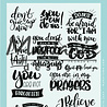 Marianne Design Maker Is Me Clear Stamps Encouraged (KJ1724) (DISCONTINUED) Marianne Design Maker Is Me Clear Stamps Encouraged (KJ1724) (DISCONTINUED)