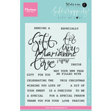 Marianne Design Maker Is Me Clear Stamps Gift Wrapping Gift of Love (KJ1718) (DISCONTINUED)