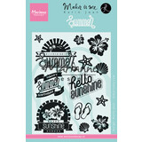 Marianne Design Maker Is Me Clear Stamps Summer (KJ1714) (DISCONTINUED)