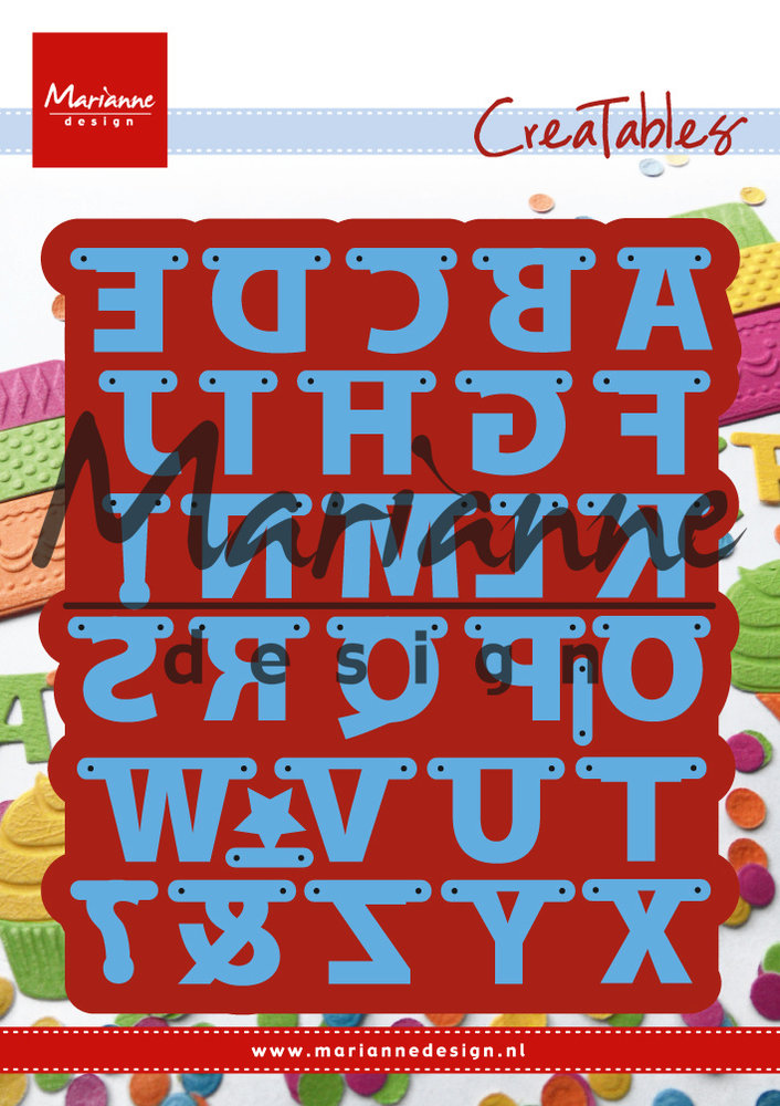 Marianne Design Creatables Alphabet Garland (LR0340) (DISCONTINUED) Marianne Design Creatables Alphabet Garland (LR0340) (DISCONTINUED)