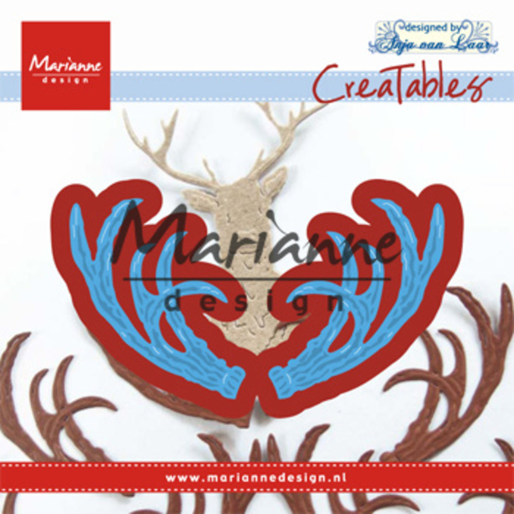 Marianne Design Creatables Anja's Antlers (LR0563) (DISCONTINUED) Marianne Design Creatables Anja's Antlers (LR0563) (DISCONTINUED)