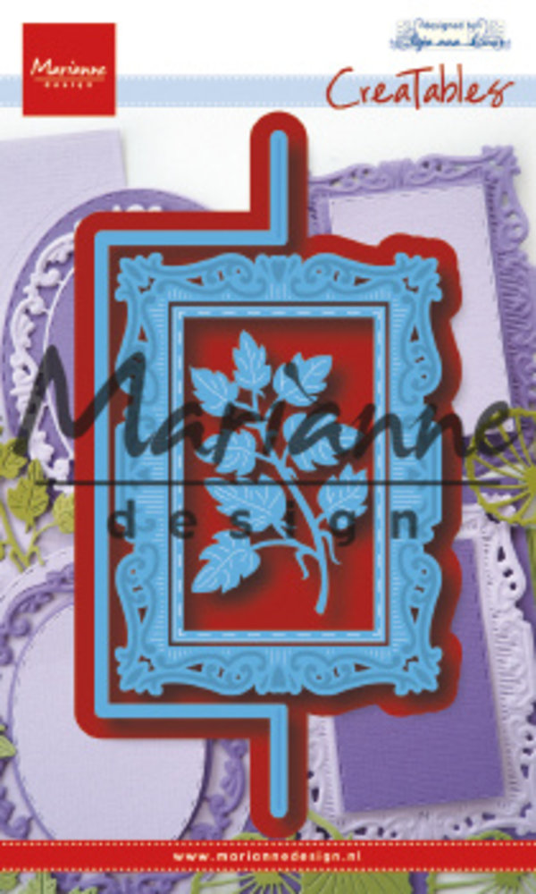 Marianne Design Creatables Anja's Vertical Folding Die Rectangle (LR0608) (DISCONTINUED)