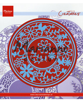 Marianne Design Creatables Flower Frame Round (LR0574) (DISCONTINUED) Marianne Design Creatables Flower Frame Round (LR0574) (DISCONTINUED)