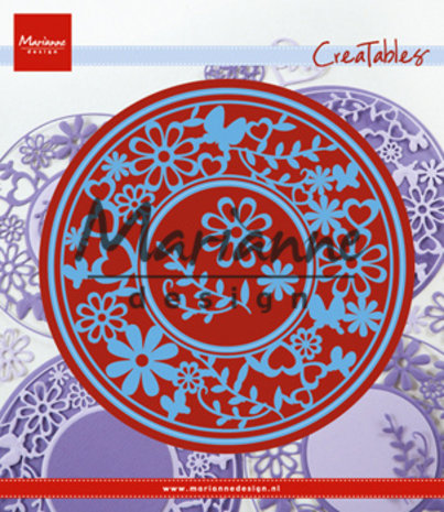 Marianne Design Creatables Flower Frame Round (LR0574) (DISCONTINUED) Marianne Design Creatables Flower Frame Round (LR0574) (DISCONTINUED)