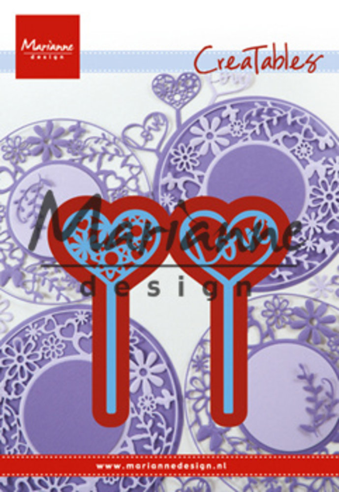 Marianne Design Creatables Heart Pins (LR0573) (DISCONTINUED) Marianne Design Creatables Heart Pins (LR0573) (DISCONTINUED)