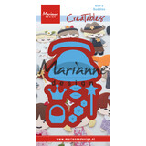 Marianne Design Creatables Kim's Buddies Girl Set (LR0476) (DISCONTINUED)