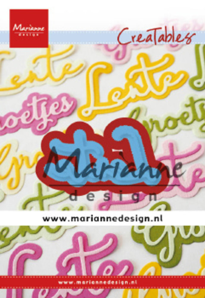 Marianne Design Creatables Lente Tekst (LR0645) (DISCONTINUED) Marianne Design Creatables Lente Tekst (LR0645) (DISCONTINUED)