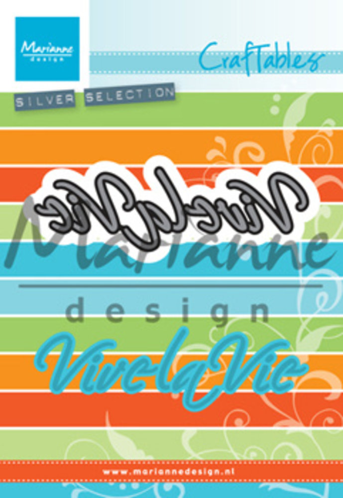 Marianne Design Craftables Vive la Vie (CR1325) (DISCONTINUED) Marianne Design Craftables Vive la Vie (CR1325) (DISCONTINUED)