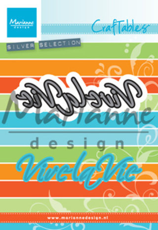 Marianne Design Craftables Vive la Vie (CR1325) (DISCONTINUED) Marianne Design Craftables Vive la Vie (CR1325) (DISCONTINUED)
