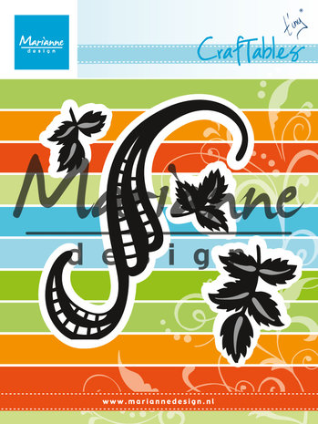 Marianne Design Craftables Tiny's Swirls & Leaves 3 (CR1245) (DISCONTINUED) Marianne Design Craftables Tiny's Swirls & Leaves 3 (CR1245) (DISCONTINUED)
