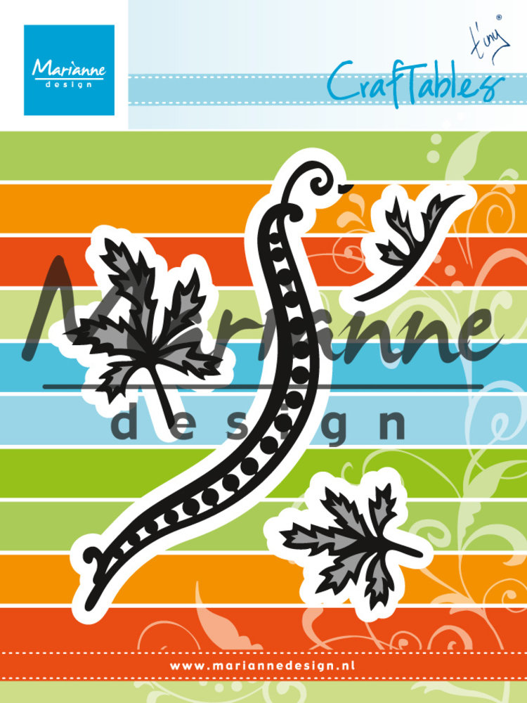 Marianne Design Craftables Tiny's Swirls & Leaves 1 (CR1243) (DISCONTINUED) Marianne Design Craftables Tiny's Swirls & Leaves 1 (CR1243) (DISCONTINUED)