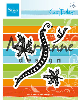 Marianne Design Craftables Tiny's Swirls & Leaves 1 (CR1243) (DISCONTINUED) Marianne Design Craftables Tiny's Swirls & Leaves 1 (CR1243) (DISCONTINUED)