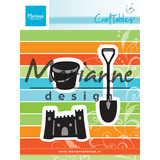 Marianne Design Craftables Tiny's Sandcastle Set (CR1278) (DISCONTINUED)