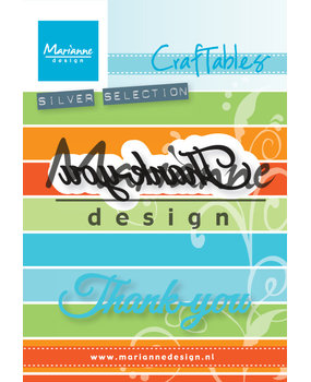 Marianne Design Craftables Thank You (CR1366) (DISCONTINUED) Marianne Design Craftables Thank You (CR1366) (DISCONTINUED)
