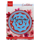 Marianne Design Creatables Round Box & Flower (LR0672) (DISCONTINUED)