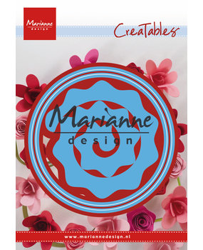 Marianne Design Creatables Round Box & Flower (LR0672) (DISCONTINUED) Marianne Design Creatables Round Box & Flower (LR0672) (DISCONTINUED)
