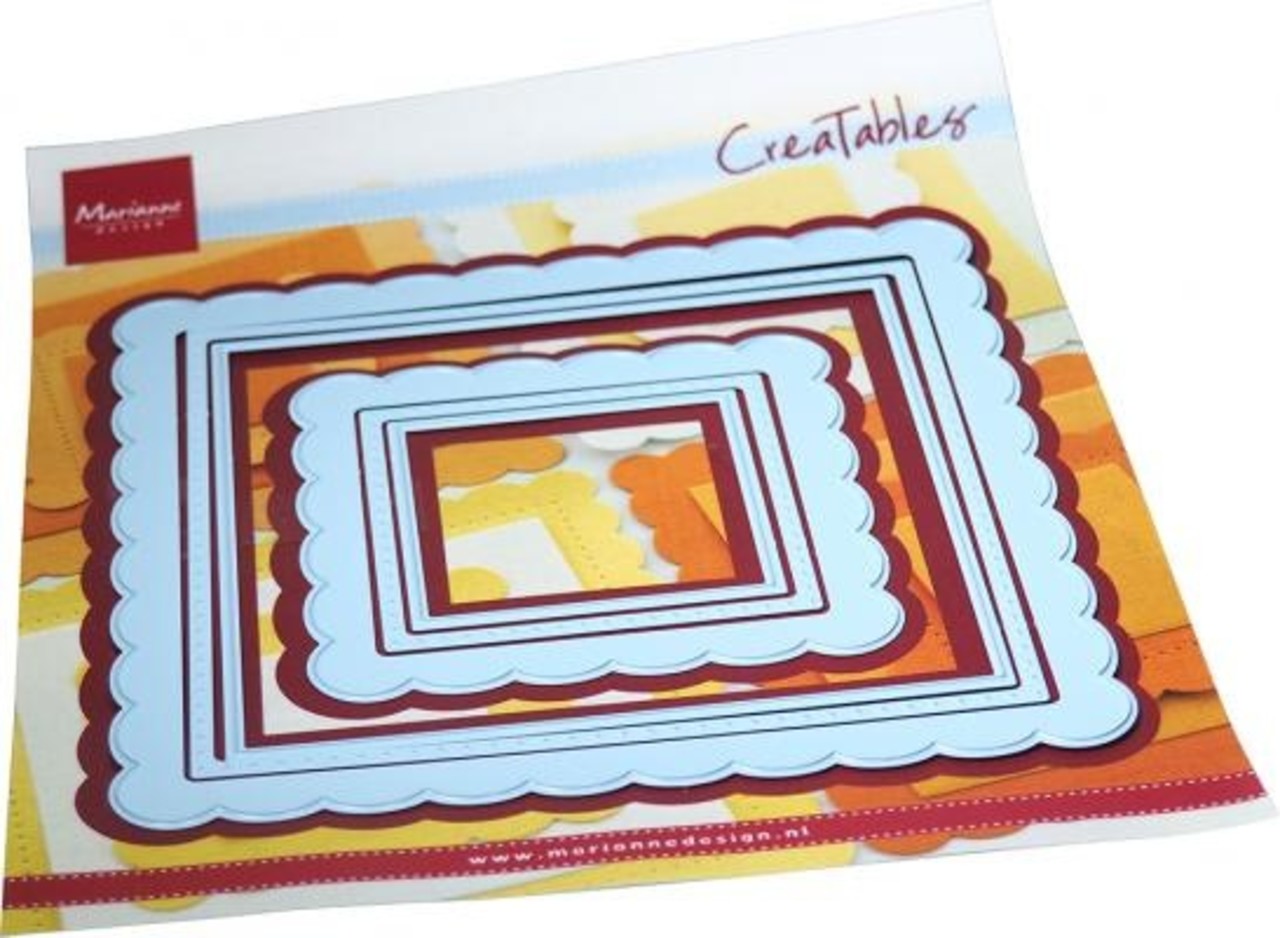 Marianne Design Creatables Scalloped Squares (LR0767) (DISCONTINUED) Marianne Design Creatables Scalloped Squares (LR0767) (DISCONTINUED)