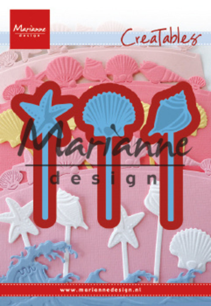Marianne Design Creatables Sea Shell Pins (LR0602) (DISCONTINUED) Marianne Design Creatables Sea Shell Pins (LR0602) (DISCONTINUED)