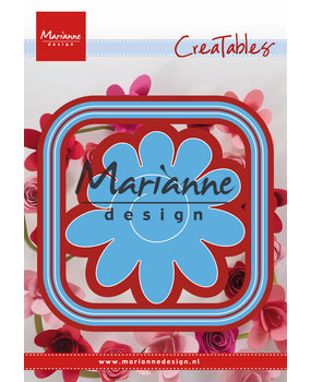 Marianne Design Creatables Square Box & Flower (LR0673) (DISCONTINUED) Marianne Design Creatables Square Box & Flower (LR0673) (DISCONTINUED)